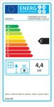 Standard gas stove conventional flue ng energy label